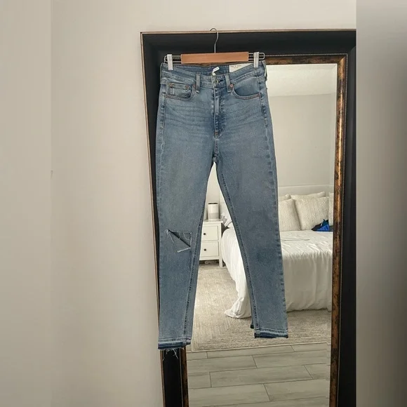 rag & bone Light Blue Nina High-Rise Skinny Jeans - Picture 2 of 5